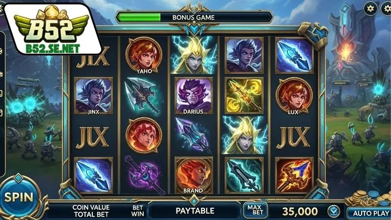 Liên Minh Huyền Thoại B52 – Slot chiến đấu đậm chất LMHT 6 lien-minh-huyen-thoai-b52